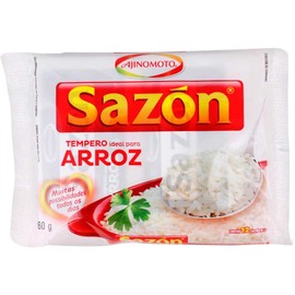AjiNoMoto Sazon Arroz | Rice Seasoning - 60gr 2.11oz (2 Pack)