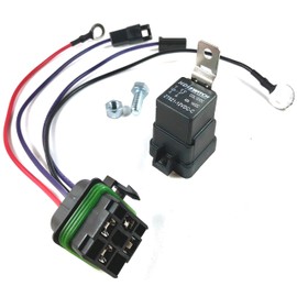 HD Switch Starter Relay Kit Replaces John Deere AM107421-130, 160, 165, 170, 175, 180, 185 w/Water Tight Connector Upgrade