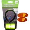 Wheel Reflector with 2 Honeycomb Grid Set: 2x Wristbands and