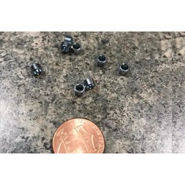 Basic Zinc Plate Steel Spacer, NO.4 Screw, 3/16" OD x .115" ID x 1/8" Length, 8 pcs