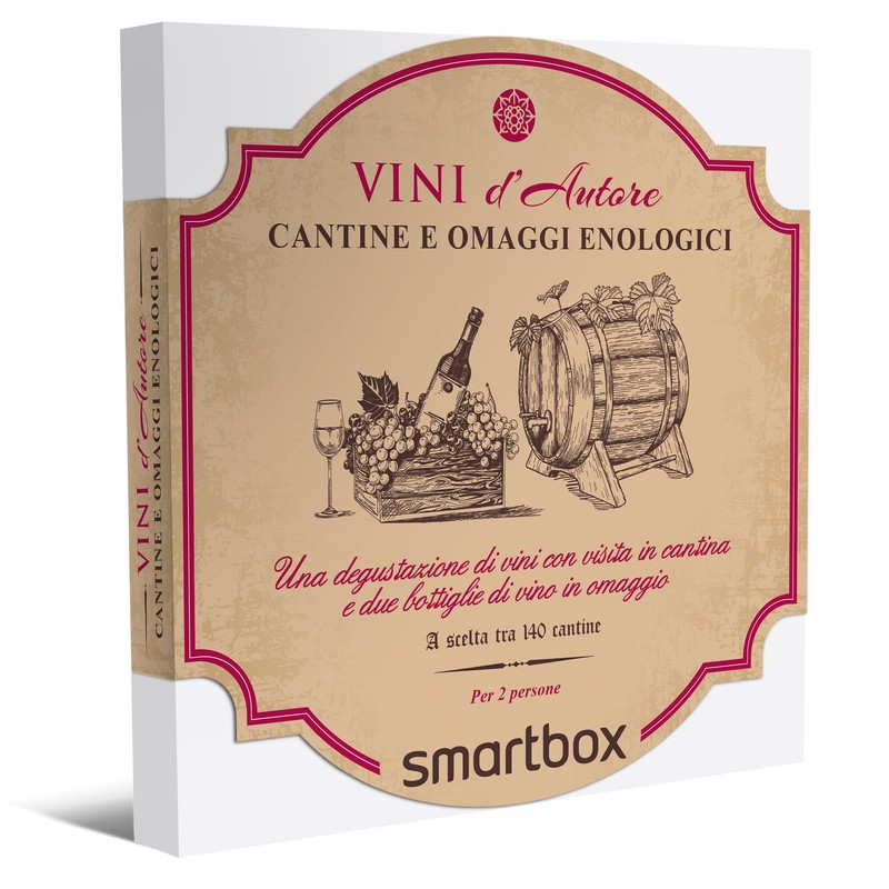 smartbox - Cofanetto Regalo per Uomo o Donna - Cantine