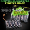 LUCKYFISHING Paddle Tail Swimbaits 10 PCS Fishing Lures Soft Plastic