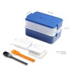 linoroso Stackable Bento Box Adult Lunch Box | Meet All