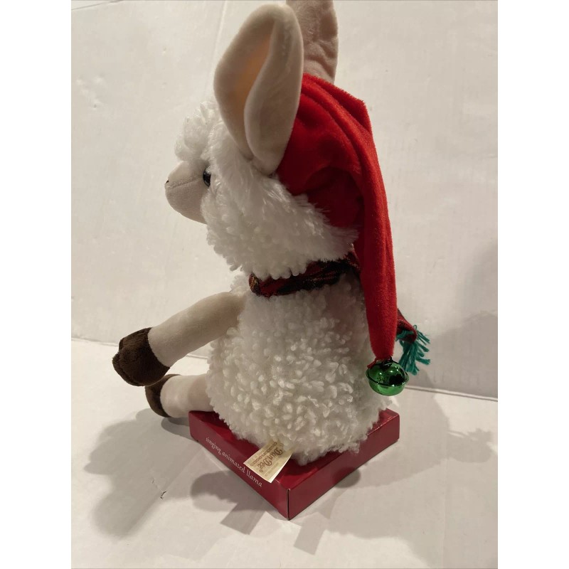 NEW Dan Dee Animated Christmas Plush Llama Sings Dances 3