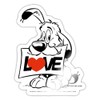 Spreadshirt Asterix & Obelix Character Dogmatix Sticker, 10 x 10