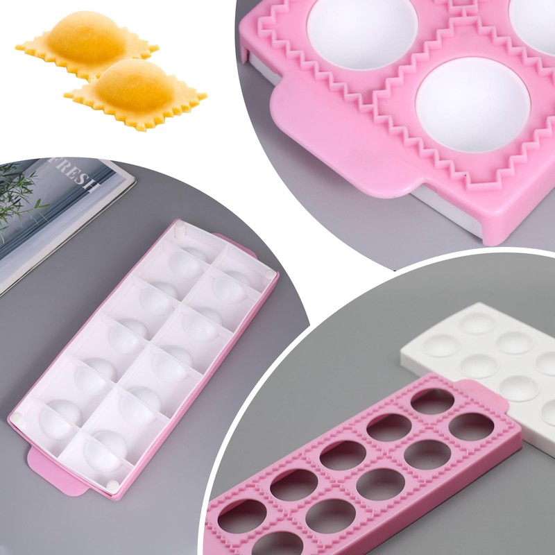 One Piece Beautiful Ravioli Maker Mold Porfessional Dumpling Pastry Maker