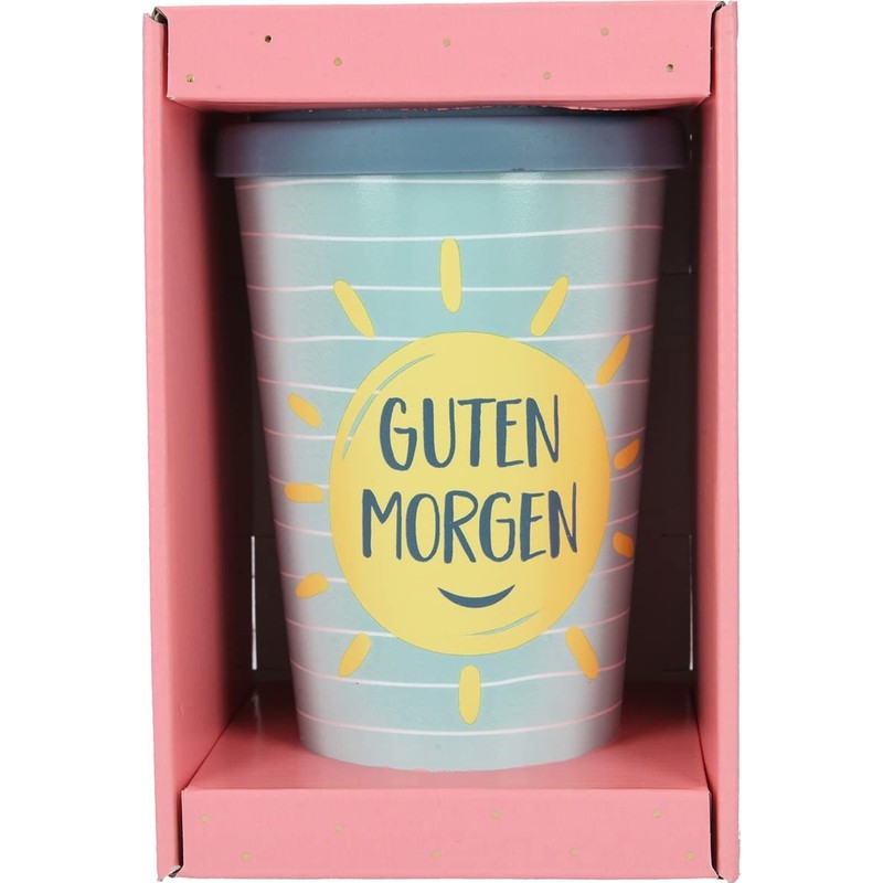 Depesche 2180-050 - To Go Plastic Cup with Saying 350