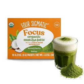 Four Sigmatic Organic Matcha Latte with Lion's Mane - 10 Count