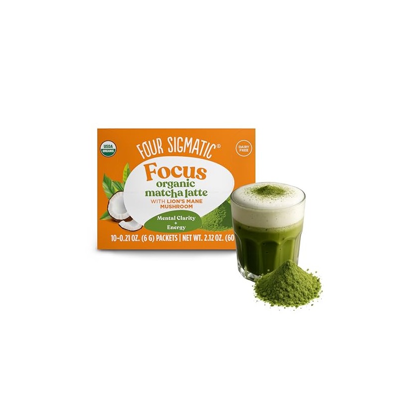 Four Sigmatic Organic Matcha Latte with Lion's Mane - 10