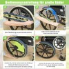 Ehucon WheelCover for transport wheelchair wheels, wheelchair accessories, tyre covers