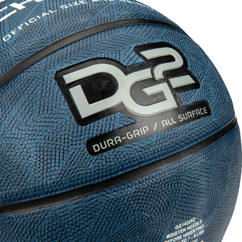 CHAMPRO Dura-Grip 230 Rubber Basketball, Women's Size 28.5, Navy