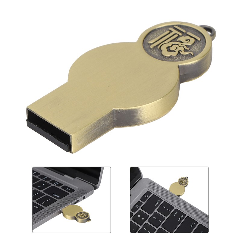 USB Flash Disk Portable Waterproof Metal 2.0 Drive Storage Memory