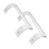 Set of 2 White Door Handles Compatible with Beko Savoid