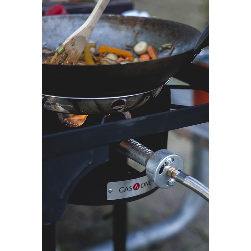 GasOne Propane Single Burner Camp Stove with High Temp Paint