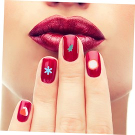 Baluue Xmas Nail Art Decors Compartment Soft Pieces for Manicure Ornaments for Festive Nail Salon Designs Easy to Use