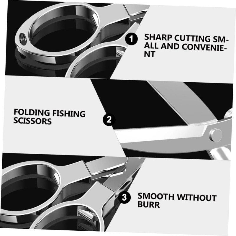Kisangel Multi-Purpose Fishing Scissors Line Cutters for Fly Braid Fishing
