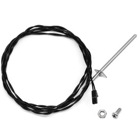 Hiorucet 3-20-00744 Black ESP Thermistor Probe for Harman Accentra, Advance, P38, Invincible, P61, P61A, P68, PC45, PF100, XXV, for Harman Wood & Coal DVC500, Mark I, 44 Magnum, for Heatilator BA100