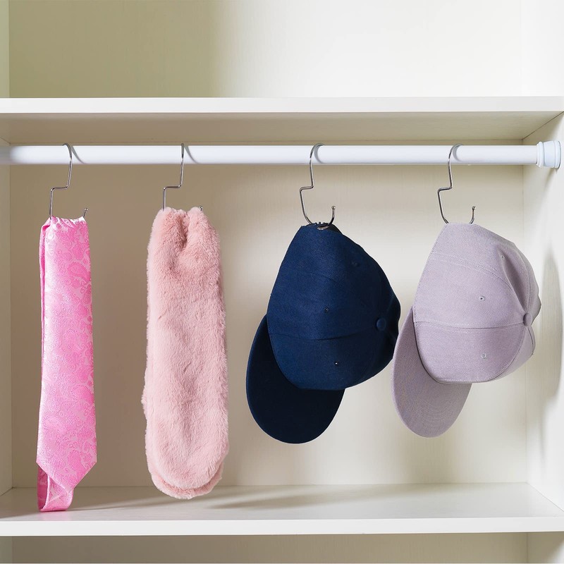 Queekay 12 Pieces Purse Hooks for Closet Bag Hanger Organize