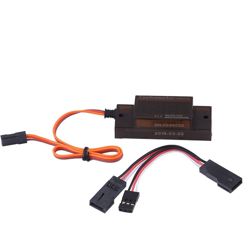 RC Accessory Ignition Mini Tachometer V5.0 Revolution Meter for Petrol/Gas