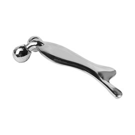 Laroal Face Roller,Face and Eye Roller,Gua Sha Massage Tool,Facial Massager,Face Neck Eye Body Skin Care,Gua Sha and Massage 2-in-1,3D Fish shaped Facial Ball Massager for Women