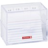 Brunnen Index Card Box A8 Filled, Transparent