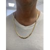 Barzel 18K Gold Plated Mariner Chain Necklace For Men &