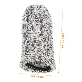 BIUDECO 20Pcs Finger Cots Breathable Wearproof Finger Protectors for Carving DIY Kitchen Gardening Durable Skid Design Suitable for All