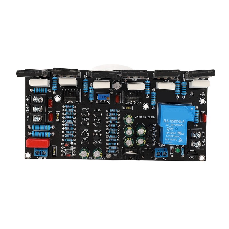 300W Power Amplifier Board Single Channel 1943+5200 Audio Rear Amplification