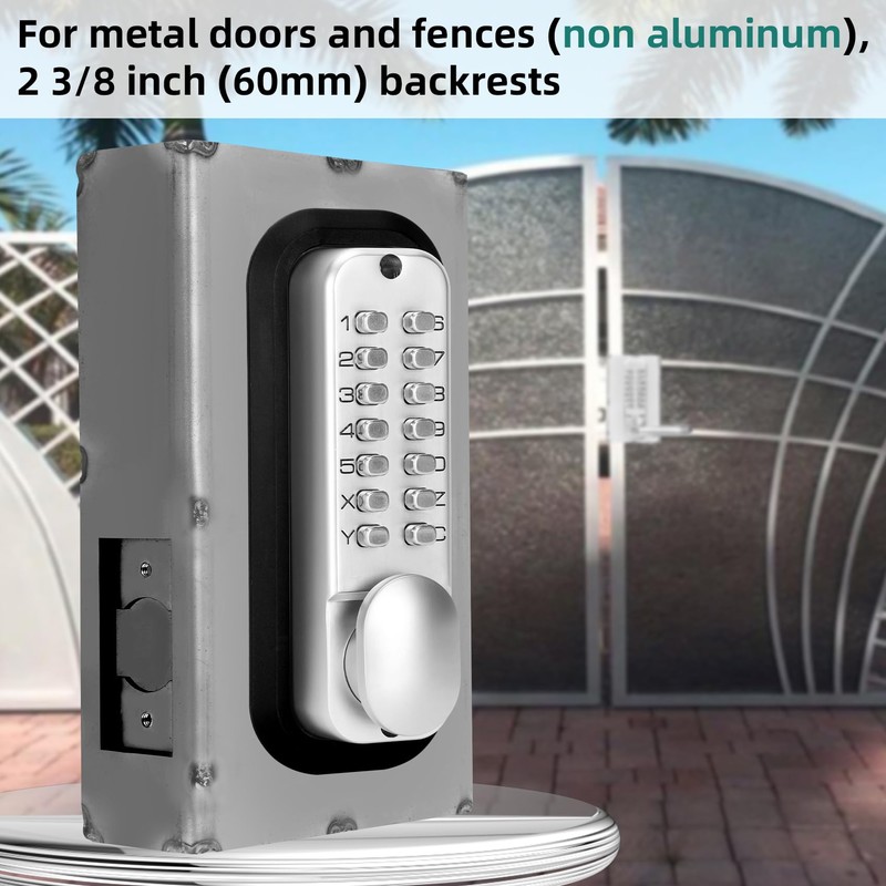 GB2020 Gate Lock Box for Double Keypad Mechanical Combination Lock，Steel