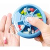 8PCS INVODA Weekly Pill Organizer 7 Compartment Rotating Pill Box