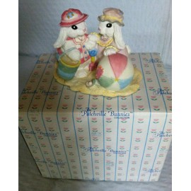 MCK Gifts The Patchville Bunnies, Beach Babies, New, Nice Easter Decoration or Gift