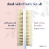 MainBasics Shower Brush Back Scrubber Dual-Sided Body Brush Long Handle