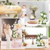 Wesiti 48 Pcs Baptism Centerpiece Decoration for Table 12 Wood