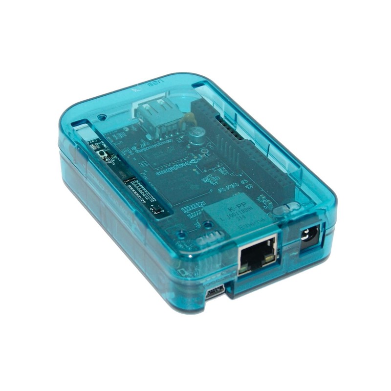 SB Components New! Case for BeagleBone Black Transparent (Blue) Assemble