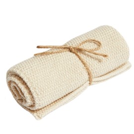 Brightwood Organic Cotton Face Washer All Purpose Cloth, Natural