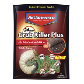 BioAdvanced 24-Hour Grub Plus Insect Killer Outdoor for Lawns, Ant, Tick, 20-Pound Ready-to-Spread Granules, Standard Bag