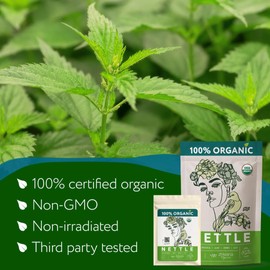 Super Value Pack 5 LB - Organic Stinging Nettle Leaf Tea - Allergy Relief, Fluid Balance - Support Hair, Skin