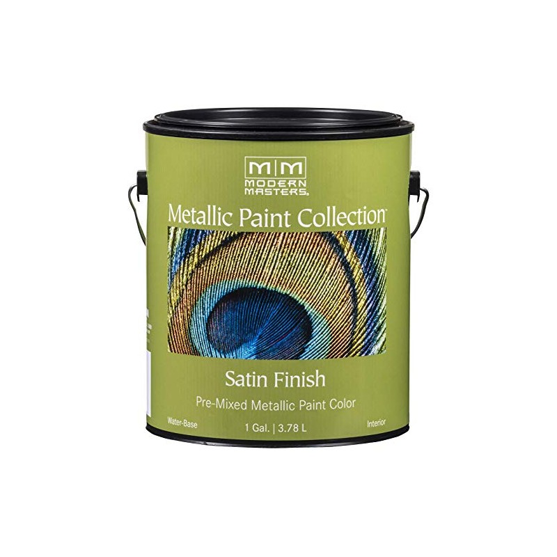 1 gal Modern Masters ME708 Nickel Metallic Paint Collection, Satin