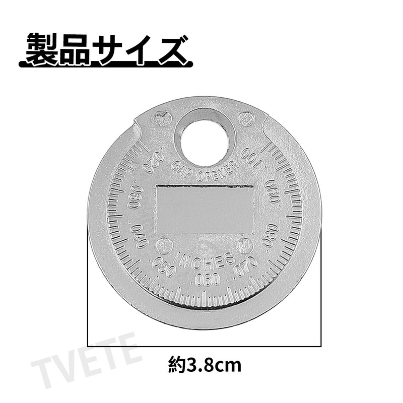 TVETE Plug Gap Gauge, Gap Plug, Spark Plug Gap Tool