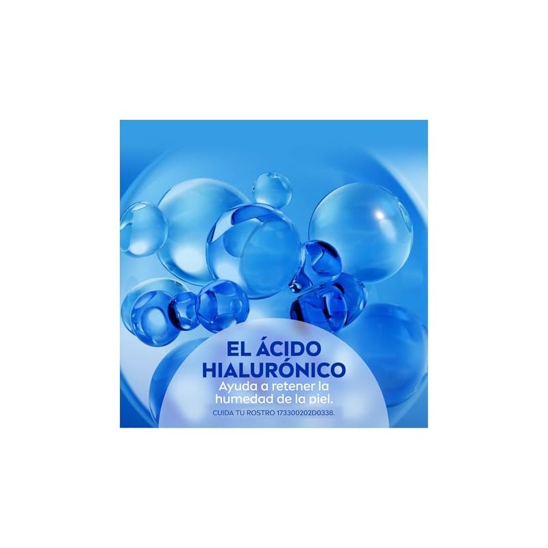 NIVEA Gel Facial Refrescante Hyaluron Gel 375ml, 7 en 1