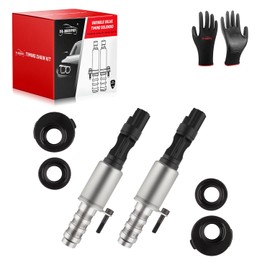 YA-MAYPAY VVT Intake & Exhaust Camshaft Position Actuator Solenoid Valve Kit Compatible with Ford, Lincoln - Expedition, F150, F250, F350, Mark LT, Navigator, 5.4L (AMP-S0215-E)