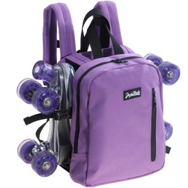 JajaHoho Roller skates bags for Women Men, Lavender Lilac Sports Backpack for Rollerskates, Ice skates, Inline skates, Skate Gear Storage, Durable and Stylish, 11.8 x 9 x 2.8 inches (Purple)