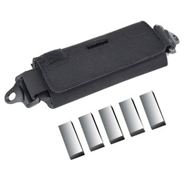 Helmet Counterweight Bag, Tactical Balance Weight Bag, Counterweight Bag with Five Counter Blocks for OPS Fast BJ PJ MH