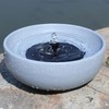 Solar Bird Bath,11.2" Solar Fountain birdbaths for Outdoors,Bird Baths Bubbler,for