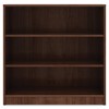 Lorell Walnut Laminate Bookcase Book Rack, 36" x 36" x