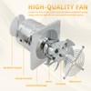FanGoFast 6 inch Exhaust Fan Metal Ventilation Fan with Switch