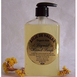 Organic Liquid Hand Soap Lilie De Vallee 8 oz Liquid
