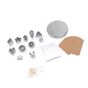 127pcs Polymer Clay Cutters Set Stainless Steel DIY Handcraft Polymer