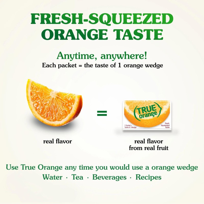 True Orange 100ct (Pack of 1) - Water Enhancer -