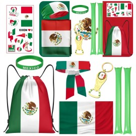 Kit Aficionado 8 Piezas Copa Mundial 2026 México